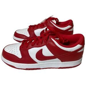 Nike Dunk Low SP CU1727-100 - Men's Size 10  - White/University Red
